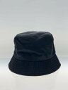 【中古】PRADA◆Re-Nylon/バケットハット/M/BLK/レディース/1HC137 2DMI【服飾雑貨他】