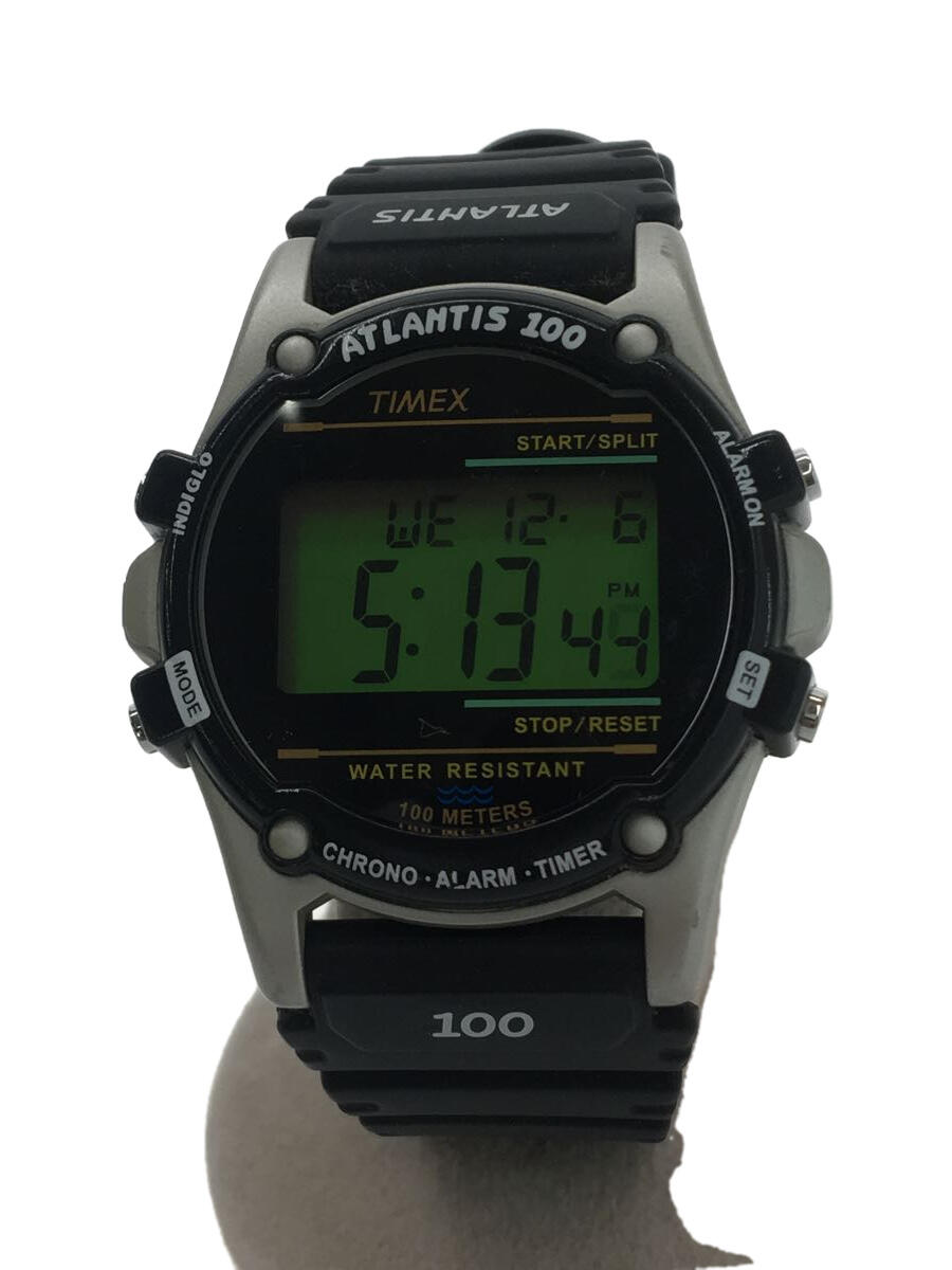 【中古】TIMEX◆ATLANTIS 100/クォーツ腕