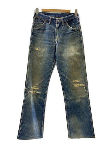 【中古】WRANGLER◆ボトム/--/デニム/IDG/60s/斜めベル///【メンズウェア】 【中古】WRANGLER◆ボトム/--/デニム/IDG/60s/斜めベル///【メンズウェア】