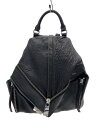 【中古】DIESEL◆リュック/レザー/BLK//【バッグ】