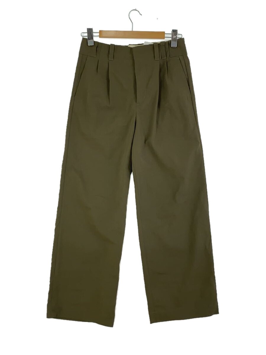 ABELIA EDOWARD GOUCHA◆BASEBALL SLACKS/ボトム/2/ポリエステル/KHK/無地/25SPT02//