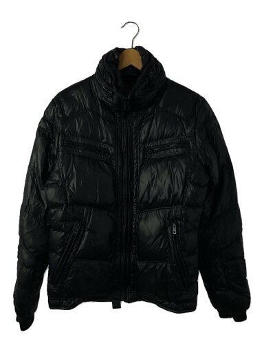 【中古】DIESEL◆ダウンジャケット/M/ポリエステル/BLK【メンズウェア】 【中古】DIESEL◆ダウンジャケット/M/ポリエステル/BLK【メンズウェア】