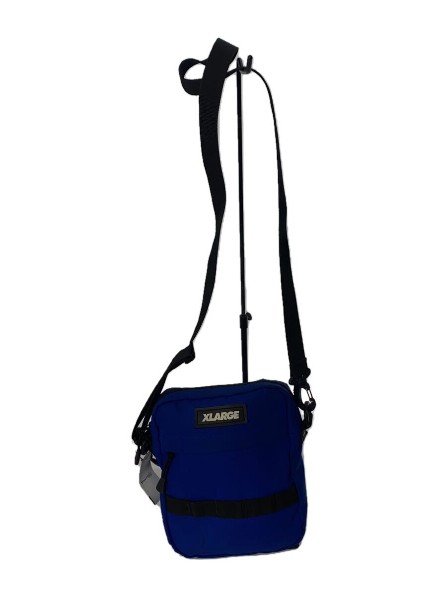【中古】X-LARGE◆ショルダーバッグ/ポリエステル/BLU/101211053002【バッグ】