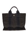 【中古】HERMES◆トートバッグ/キャンバス/GRY【バッグ】(4)