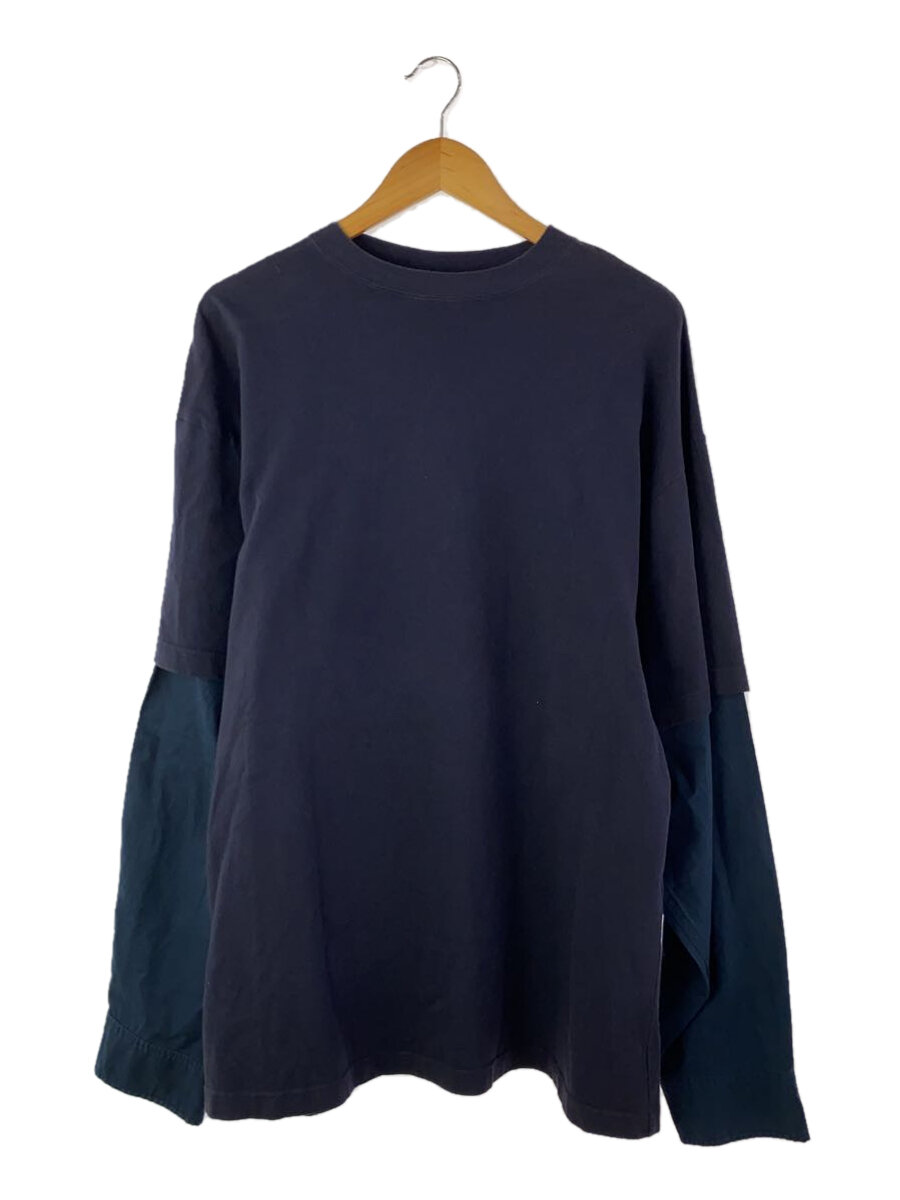 BALENCIAGA◆Patched Sleevs/長袖Tシャツ/XXS/コットン/671401//