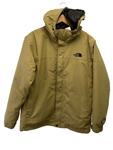 【中古】THE NORTH FACE◆CASSIUS TRICLIMATE JACKET_カシウストリクライメイトジャケット/M/ナイロン/BEG【メンズウェア】
