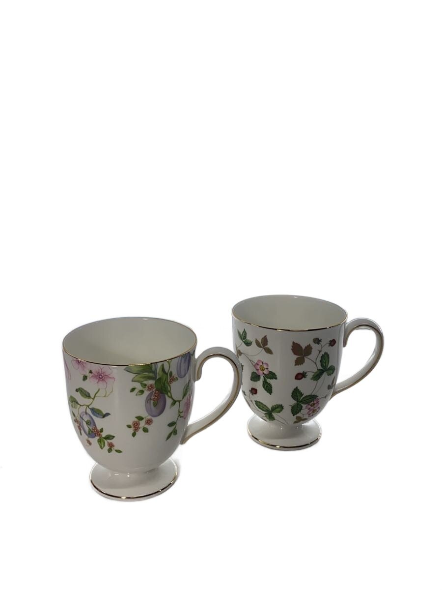 【中古】WEDGWOOD◆マグカップ/洋食器その他/2点セット/WHT//【キッチン用品】