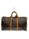 【中古】LOUIS VUITTON◆キーポル55_モノグラム・キャンバス_BRW/PVC/BRW【バッグ】