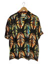 【中古】WACKO MARIA◆21SS/HAWAIIAN SHIRT TYPE-1/M/レーヨン/BLK/総柄//【メンズウェア】(4)