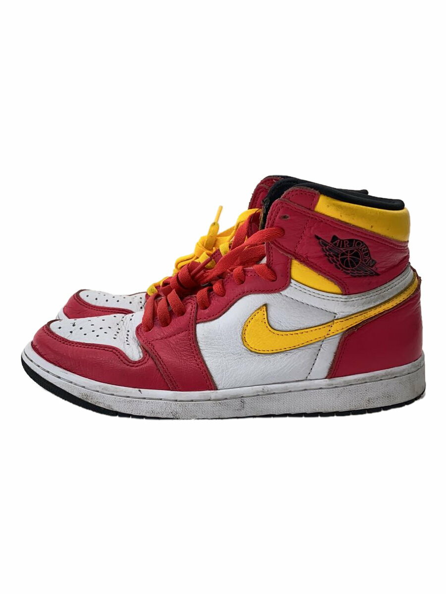 【中古】NIKE◆AIR JORDAN 1 RETRO HIGH OG_エアジョーダン1 レトロ ハイ OG/27.5cm/WHT【シューズ】