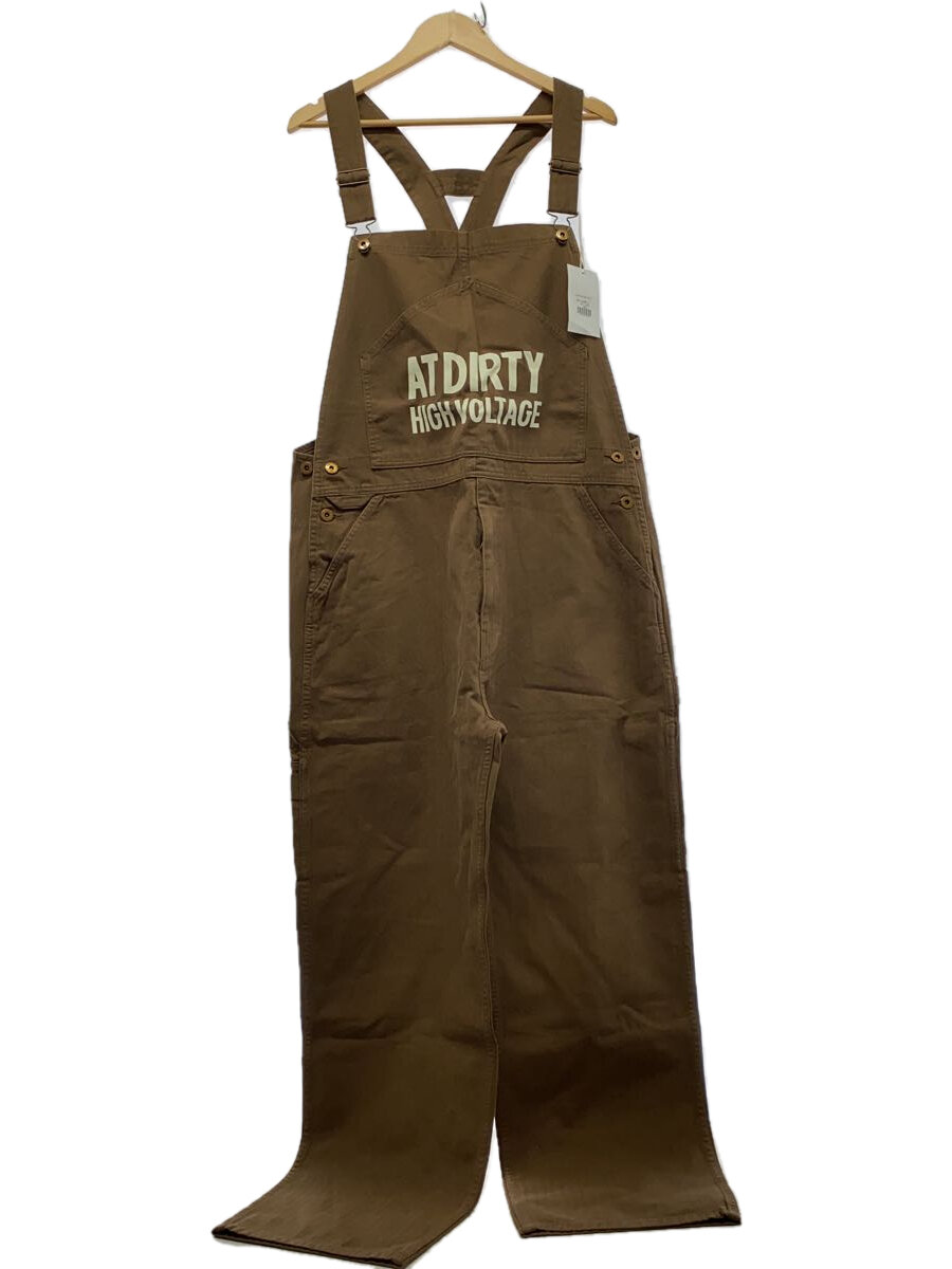 【中古】AT-DIRTY◆オーバーオール/XL/コットン/BRW【メンズウェア】