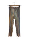 【中古】PLEATS PLEASE ISSEY MIYAKE◆23SS/CROSSROAD/ボトム/3/ポリエステル/ORN/PP31JF693【レディースウェ...