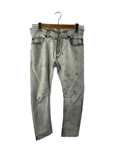 【中古】BALMAIN◆ストレートパンツ/L/コットン/WHT【メンズウェア】 【中古】BALMAIN◆ストレートパンツ/L/コットン/WHT【メンズウェア】