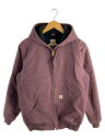 【中古】Carhartt◆ジップパーカー/M/コットン/BRD【メンズウェア】(4)
