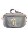 【中古】COACH◆ウエストバッグ/レザー/BLK/39316【バッグ】