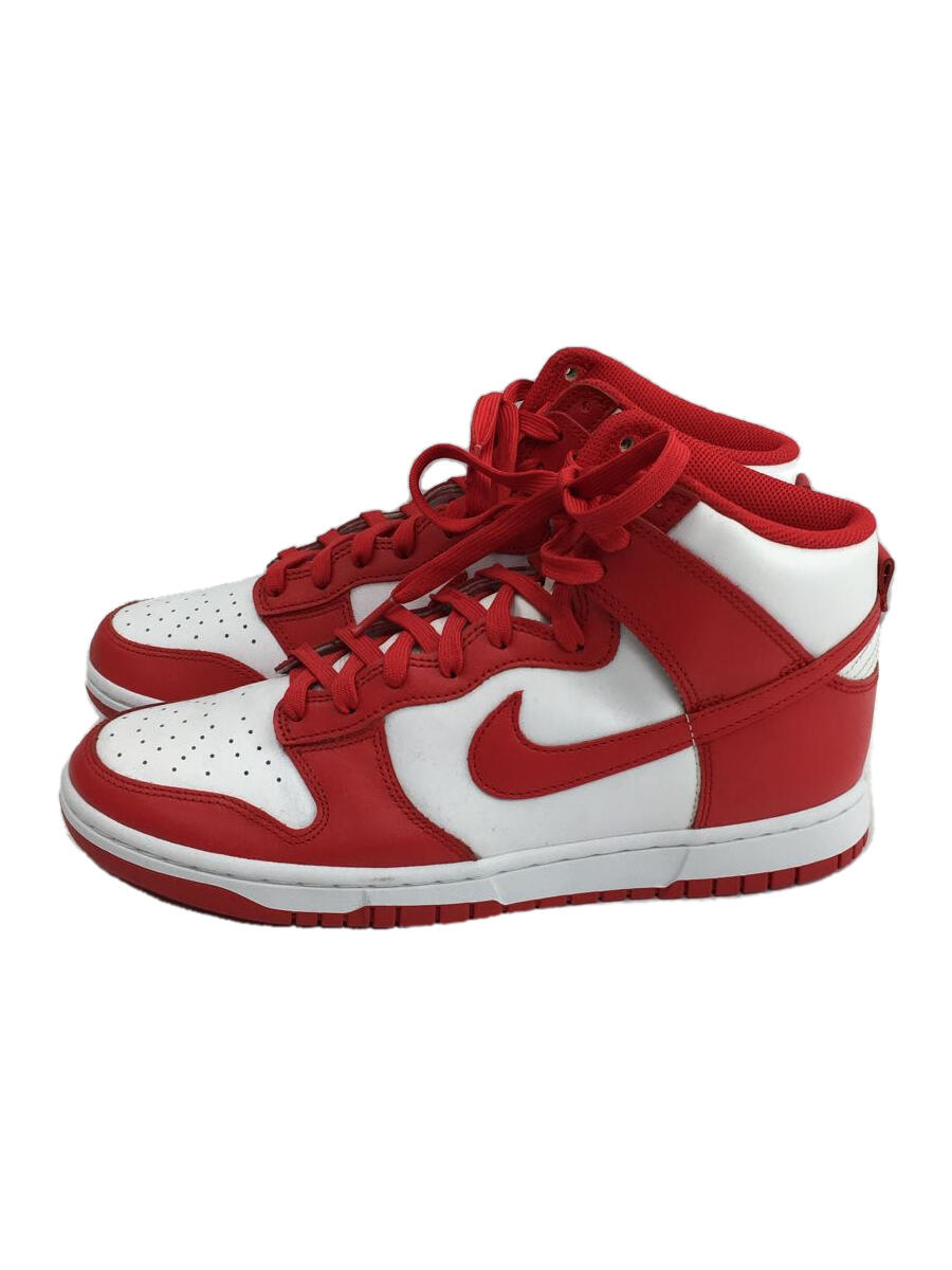 【中古】NIKE◆ハイカットスニーカー/US10/RED/DD1399-106/DUNK HI RETRO/Championship【シューズ】