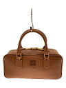 【中古】MIU MIU◆アルカディ/2way/ハンドバッグ/レザー/ブラウン/ショルダー紐欠品//【バッグ】