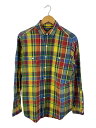 【中古】POLO RALPH LAUREN◆長袖シャツ/M/コットン/マルチカラー/着用感【メンズウェア】(4)