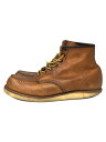 【中古】RED WING◆サイドゴアブーツ/US9/BRW/レザー/875/汚れ ソールすり減り有【シューズ】