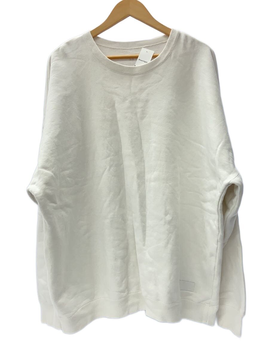 【中古】Curensology◆フレンチテリービッグトレーナー/スウェット/FREE/コットン/WHT/CL306137ER-03【レディースウェア】