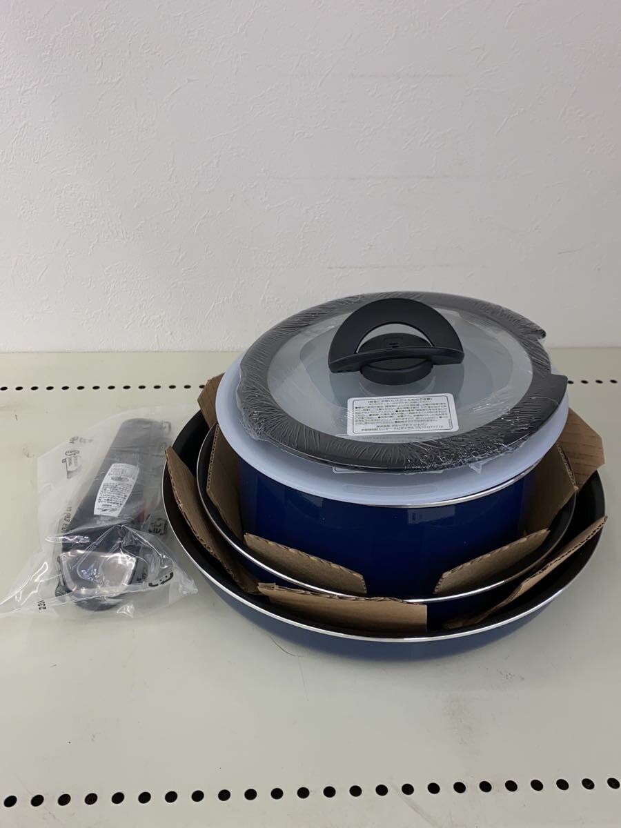 【中古】T-fal◆鍋/6点セット/インジニオ・ネオ ロイヤルブルー・インテンス/【キッチン用品】