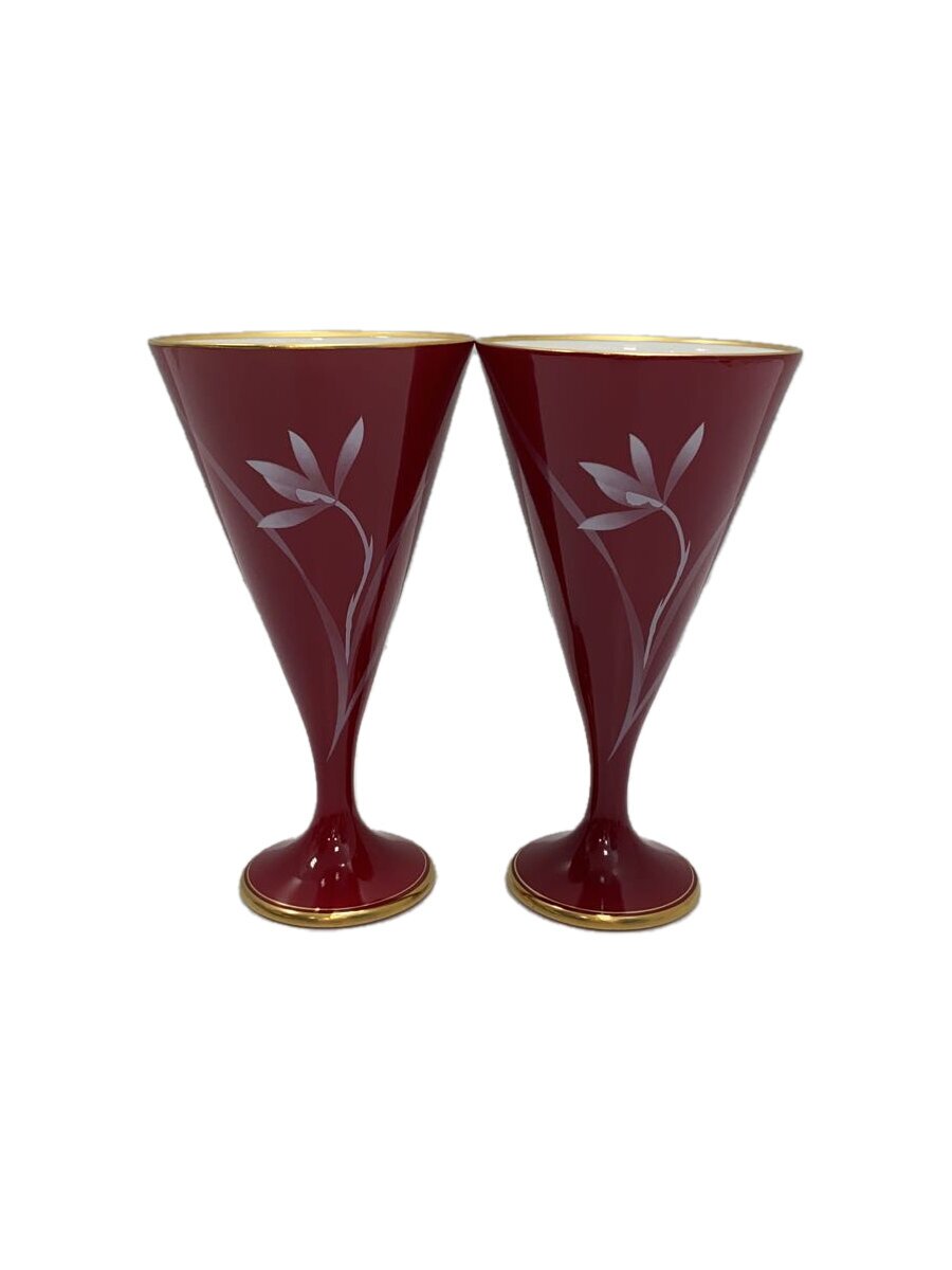 Other - 【中古】香蘭社◆グラス/2点セット/RED/ベネチアンレッド ワイングラス【キッチン用品】