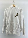 【中古】PALACE◆パーカー/S/コットン/WHT/プリント【メンズウェア】