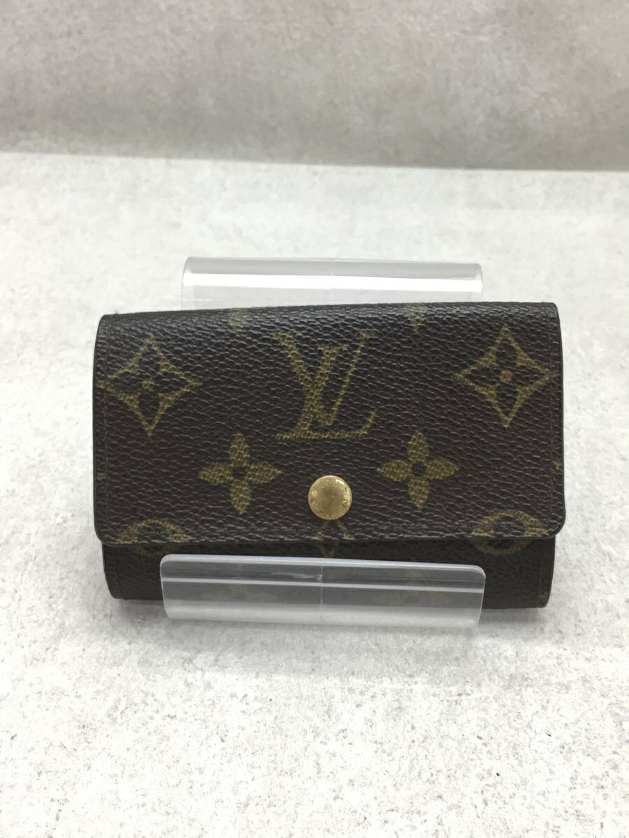 【中古】LOUIS VUITTON◆ミュルティクレ6_モノグラム_BRW/PVC/BRW/総柄/メンズ【服飾雑貨他】