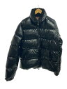 【中古】MONCLER◆HIMALAYA/ダウンジャケット/5/ナイロン/BLK/フード欠品【メンズ ...