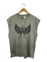 【中古】GALFY◆チェーン/スタッズ/Tシャツ/--/コットン/BLK【メンズウェア】(4)
