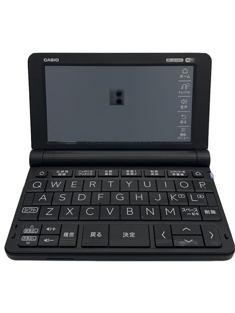 【中古】CASIO◆電子辞書 エクスワード XD-SX4800BK [ブラック]/タッチパネル【家電・ビジュアル・オーディオ】