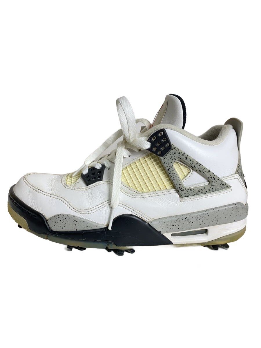 Men'S Shoes - 【中古】NIKE◆AIR JORDAN 4_エアジョーダン4/25.5cm/WHT【シューズ】