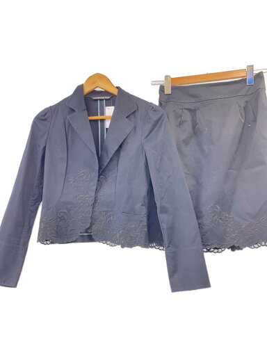 【中古】VIVIENNE TAM◆セットアップ/O/コットン/BLK/無地/016-150225【レディースウェア】 【中古】VIVIENNE TAM◆セットアップ/O/コットン/BLK/無地/016-150225【レディースウェア】