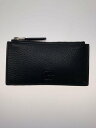 【中古】GUCCI◆カードケース/レザー/BLK/無地/メンズ【服飾雑貨他】
