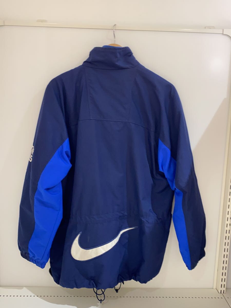 【中古】NIKE◆90s/スポーツ/刺繍ロゴ/ナイロンジャケット/L/ナイロン/BLU/920220 kl4【メンズウェア】