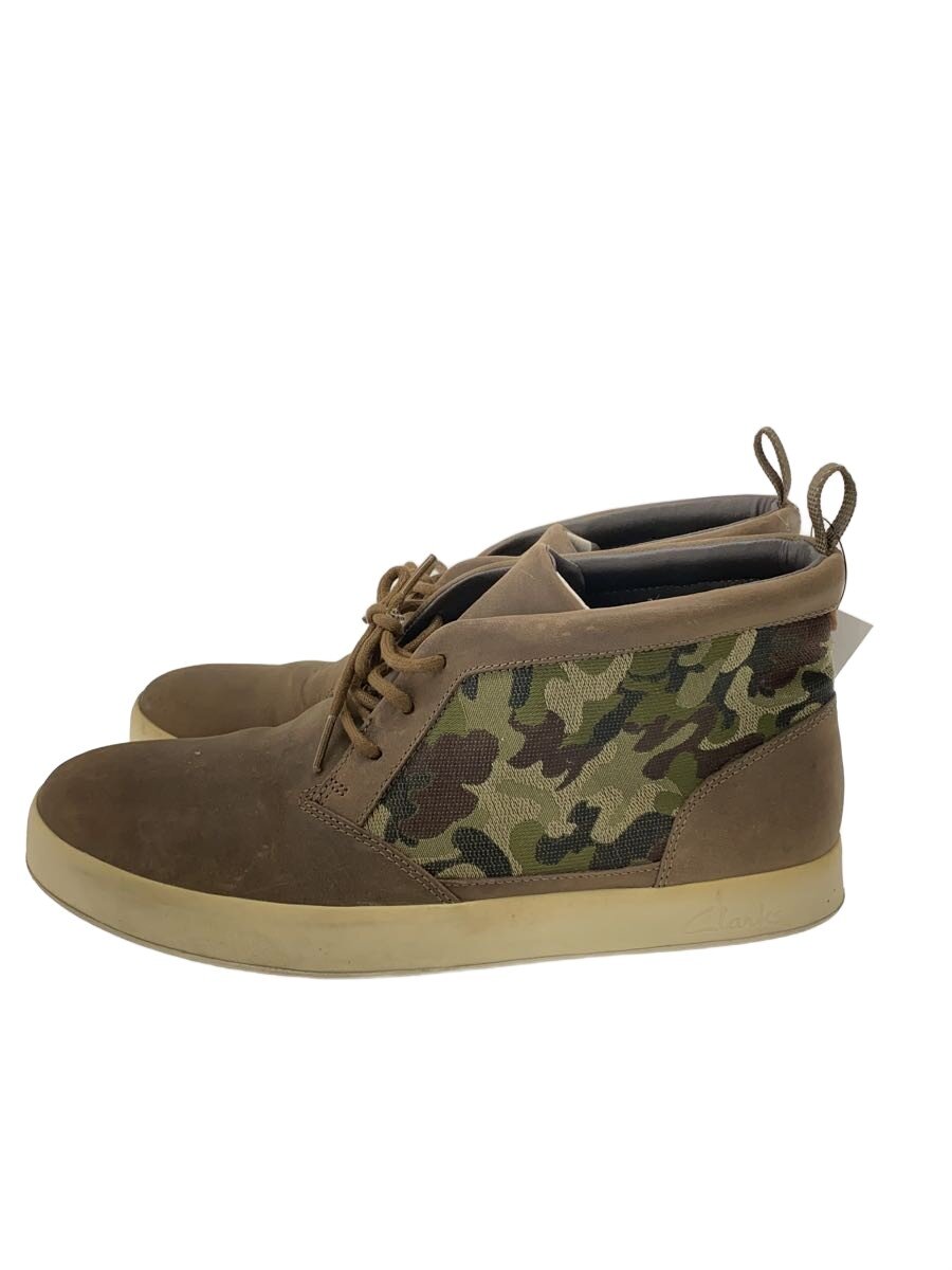 【中古】Clarks◆チャッカブーツ/UK9.5/KHK【シューズ】