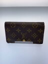 【中古】LOUIS VUITTON◆ポルト・モネ・ビエ・トレゾール_モノグラム・キャンバス_BRW/PVC/BRW/総柄/メンズ【服飾雑貨他】(4)