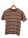 【中古】STUSSY◆カットソー/M/コットン/BRW【レディースウェア】
