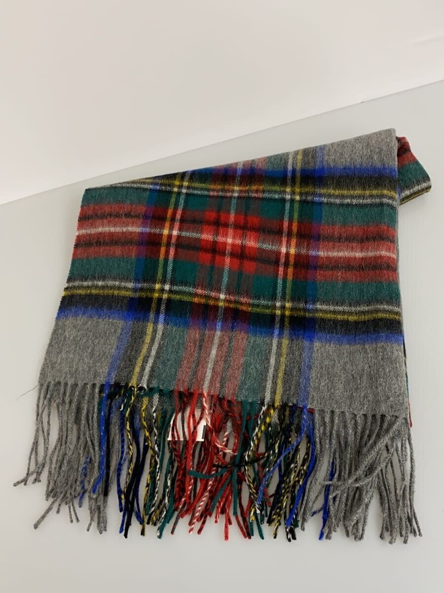【中古】TWEED MILL◆マフラー/ウール/チェック/レディース【服飾雑貨他】