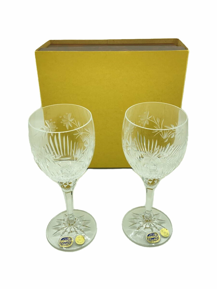 【中古】BOHEMIA Cristal◆グラス/2点セット/CLR【キッチン用品】