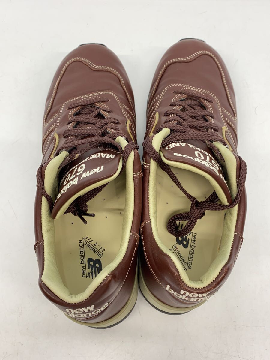 【中古】NEW BALANCE◆M670/ブラウン/UK8.5/BRW【シューズ】