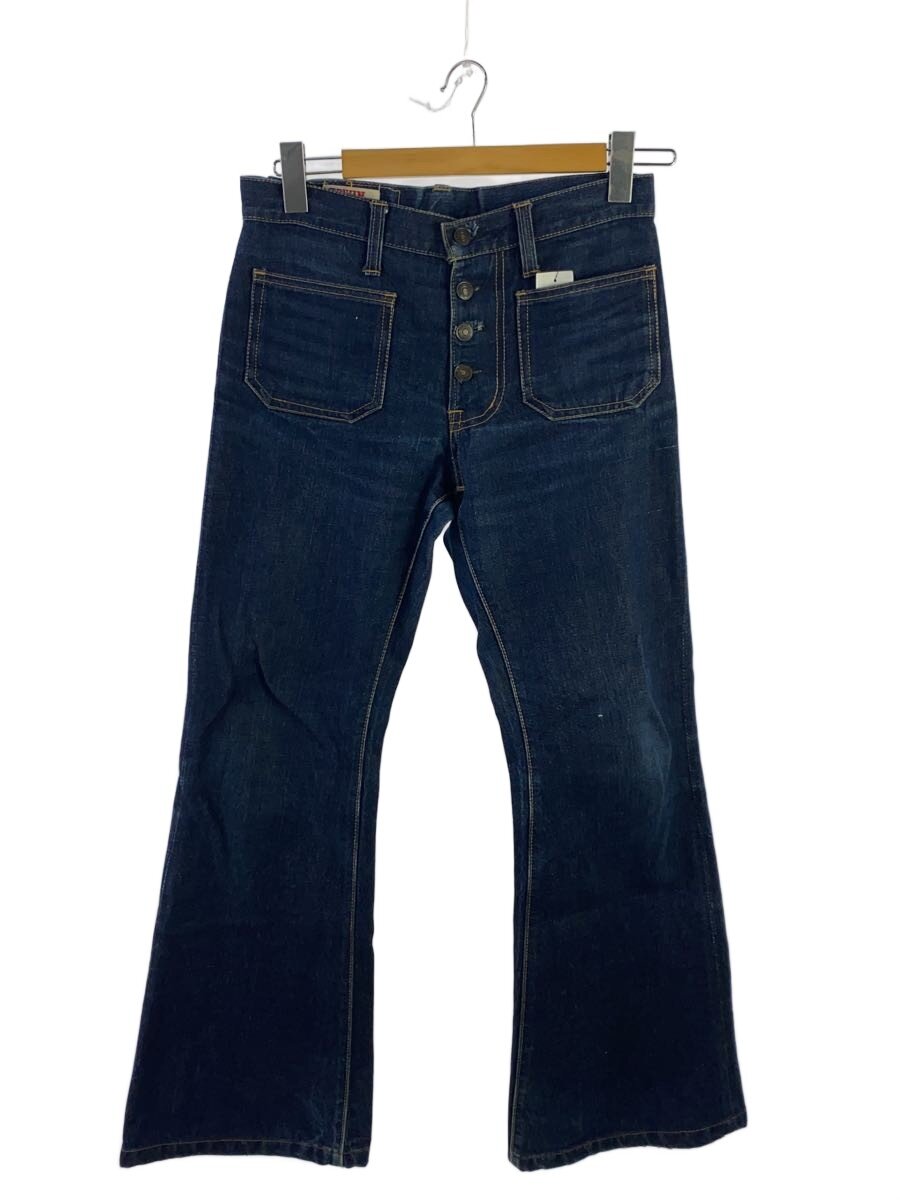 【中古】EDWIN◆ブーツカットパンツ/--/デニム/NVY/無地【メンズウェア】