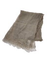 【中古】MITTAN◆ストール/--/BEG/メンズ【服飾雑貨他】
