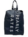 【中古】PEARLY GATES◆シューズバッグ/ナイロン/NVY//【バッグ】
