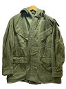 【中古】MILITARY◆モッズコート/--/--/KHK/無地/ベルギー軍【メンズウェア】