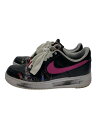 【中古】NIKE◆X PEACEMINUSONE AIR FORCE 1_X ピースマイナスワン エアフォース 1/27cm/ブラック//【シューズ】