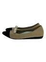 【中古】TOCCA◆フラットパンプス/US5.5/BEG【シューズ】(4)