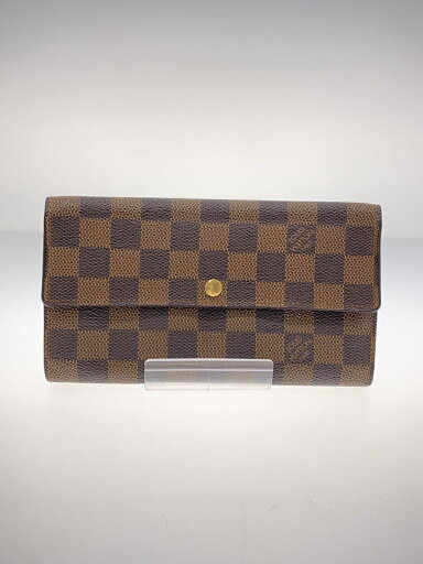 【中古】LOUIS VUITTON◆長財布/PVC/BRW/総柄/レディース【服飾雑貨他】 【中古】LOUIS VUITTON◆長財布/PVC/BRW/総柄/レディース【服飾雑貨他】