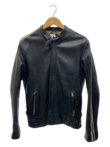 【中古】Schott◆レザージャケット・ブルゾン/M/牛革/BLK/無地/3161002【メンズウェア】 【中古】Schott◆レザージャケット・ブルゾン/M/牛革/BLK/無地/3161002【メンズウェア】
