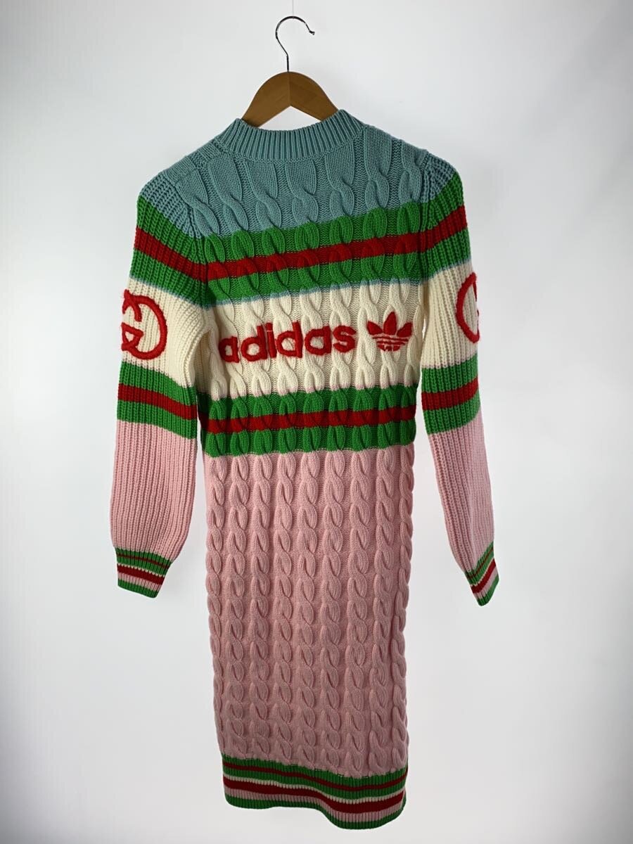 【中古】GUCCI◆GUCCI/adidas/ケーブル/ワンピ/ニット・セーター(厚手)/S/ウール/ボーダー/717710【レディースウェア】 jumblestore-37972740 2nd STREET 楽天市場店 サンプル画像2